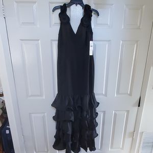 NWT Black Long Gown